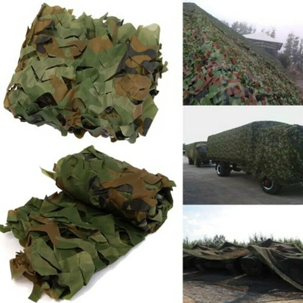 Охотничья Военная камуфляжная сетка для кемпинга камуфляжный стиль Прямая