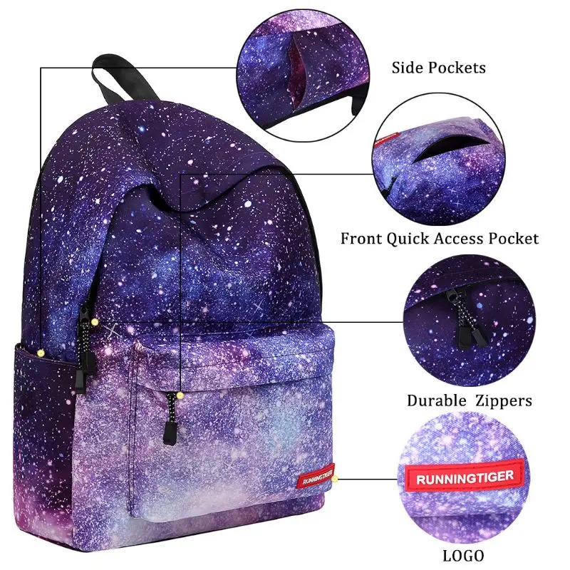 

1pcs School Backpack for Girls Laptop Daypack Schoolbag Pencil Case