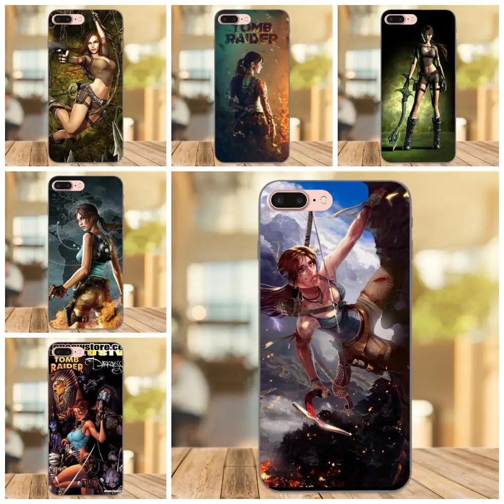 Игровой принт Lara Croft Tomb Raider для Huawei Honor 5A 6A 6C 7A 7C 7X 8A 8C 8X 9 10 P8 P9 P10 P20 P30 Mini Lite
