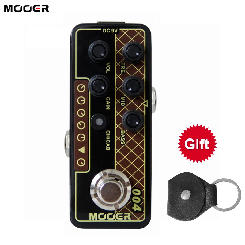 MOOER MICRO PREAMP Series004 Day Tripper 60's UK Twang Digital Preamp Preamplifier Guitar Effect Pedal True Bypass with 3-bandEQ