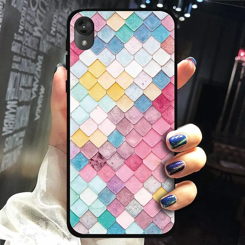 Anti-knock Back Phone Cover For MOTO E6 Colorful Painted TPU Design Silicone Fashionable bac |