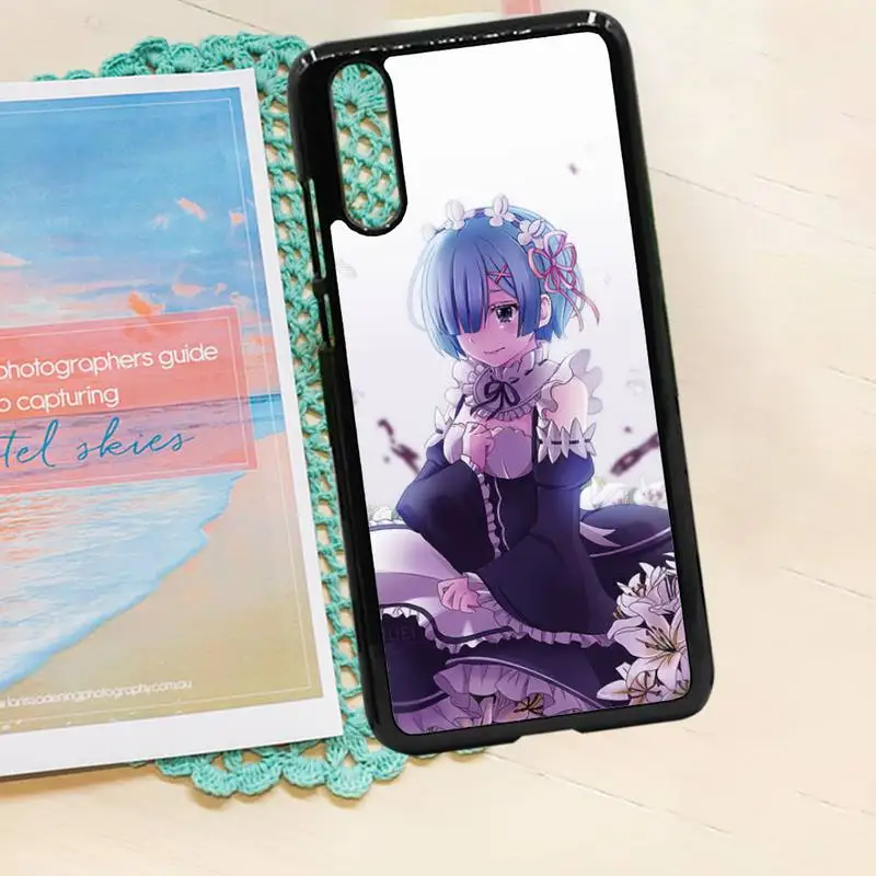 

Re ZERO Ram Rem In Another World Phone Case PC for iPhone 11 12 pro XS MAX 8 7 6 6S Plus X 5S SE 2020 XR