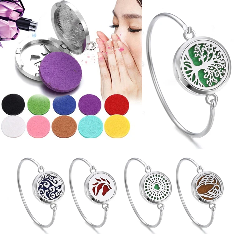 Браслет для аромата ювелирные изделия с диффузором Открытый Античный винтажный