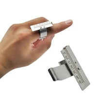 beautiful teeth rings finger tool rulers dentist measure gadget stainless steel