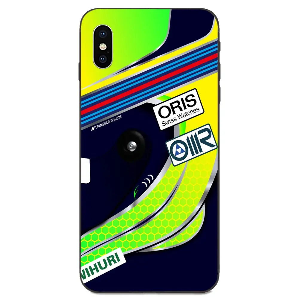 Чехол для телефона Xiaomi Redmi Mi Note 2 3S 8 9 Lite SE Pro симпатичный блок Ayrton Senna Signed | Мобильные