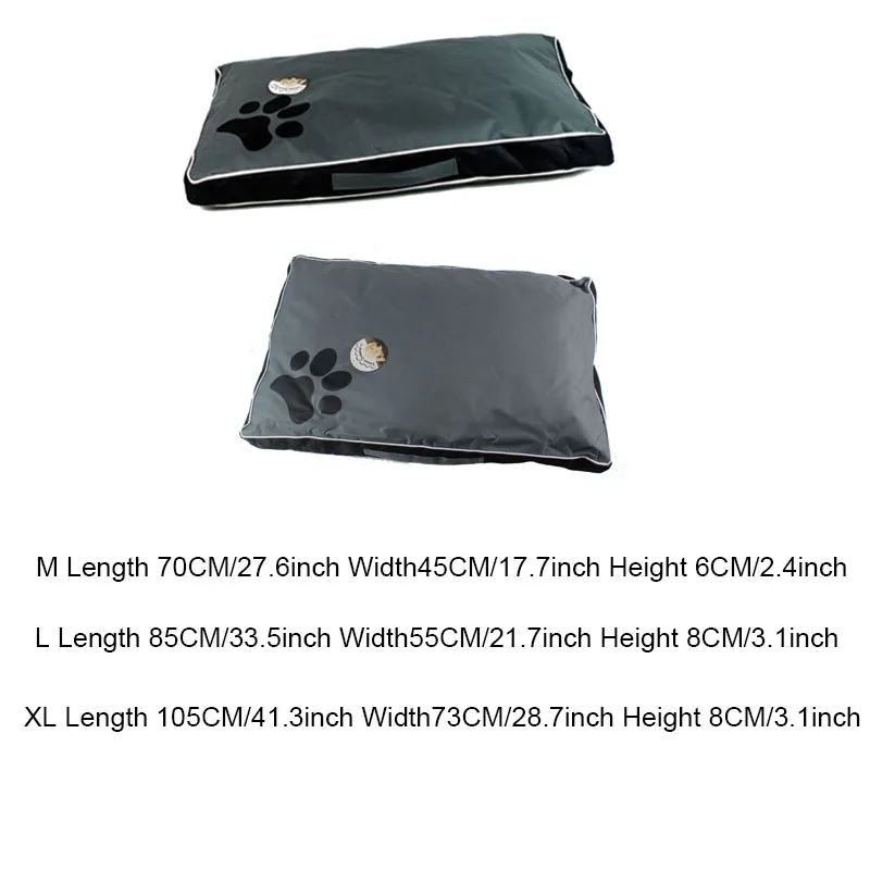 Водонепроницаемый матрас для собак удобная Всесезонная подстилка из ткани