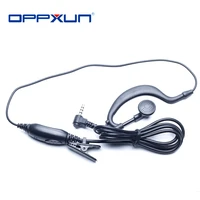 OPPXUN Pin Headphones Mic 3 5mm 1-Pin Plug Earpiece for Vertex VX160 VX-168 VX-5R Yaesu FT-50R FT-60R FT-250R Walkie Talkie