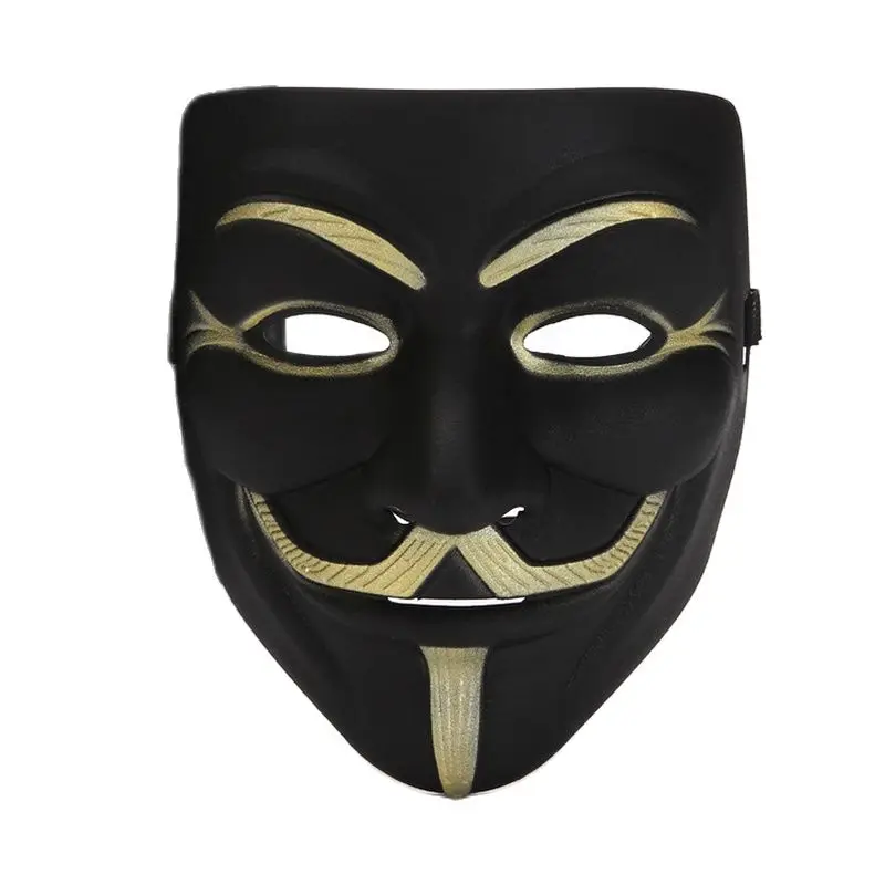 

V for Vendetta Mask Anonymous Movie Fawkes Mask Halloween Cosplay Accessory Masquerade Party Masks V for Vendetta Eyeline Mask