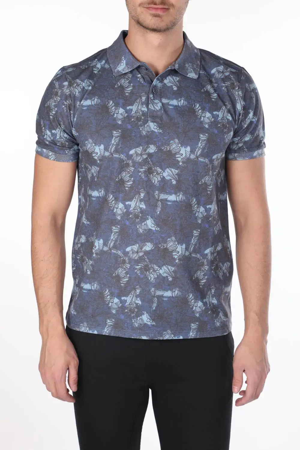 

Mens Polo Neck T-Shirt
