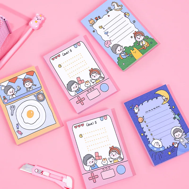 50 листов/книжка Корейская милая маленькая девочка ежедневная мультяшная книга