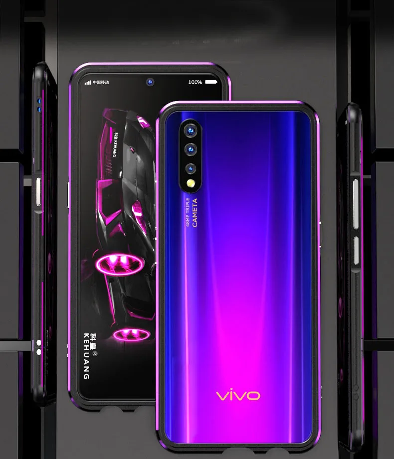 Vivo Z5 Роскошный металлический корпус крышка для Vivo V17 Neo алюминиевая рама Жесткий 3D защитный чехол для V17 Neo бампер чехол