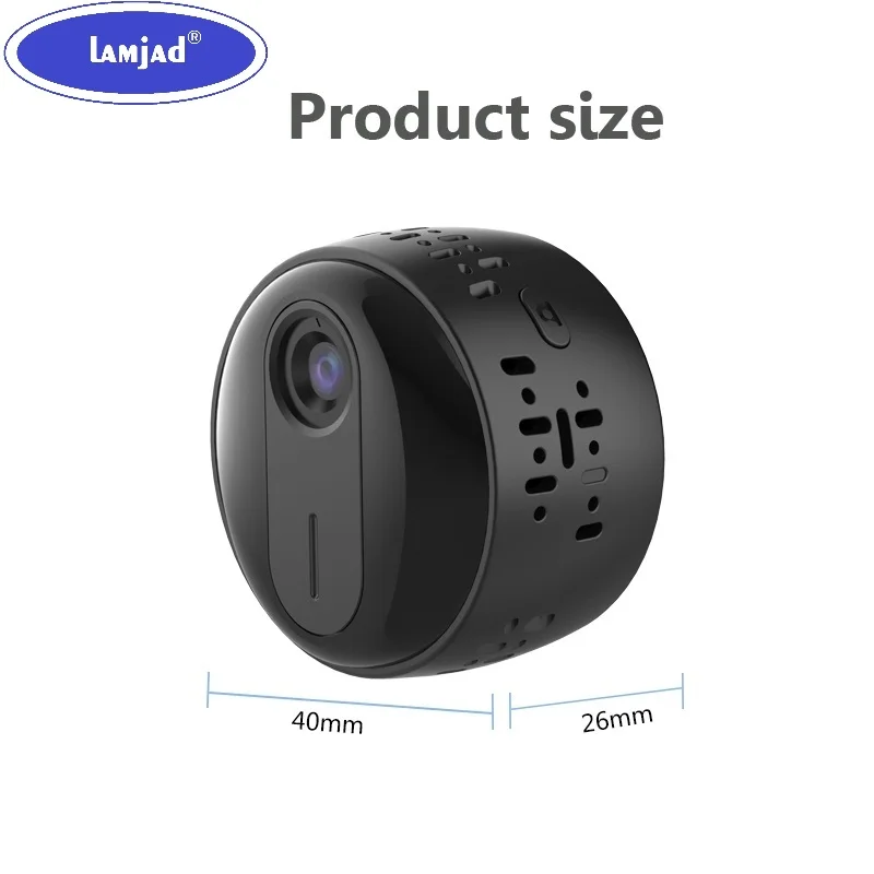 

2 МП 1080P HD Wifi AP камера Умный дом Удаленный просмотр ночного видения портативная наружная аудио мини-видеокамера с динамиком