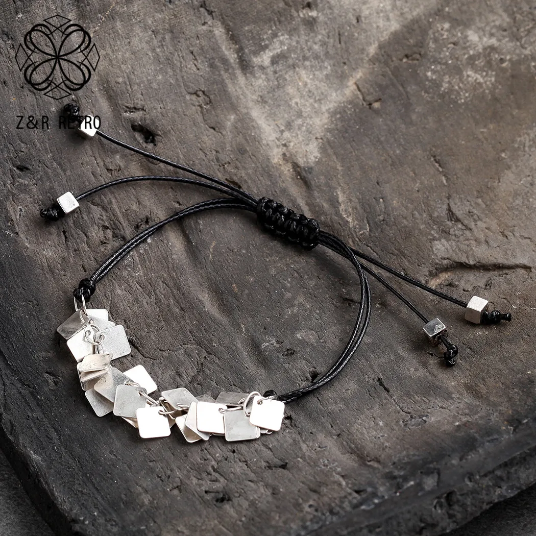Модный браслет и из цинкового сплава квадратные украшения браслеты Женские