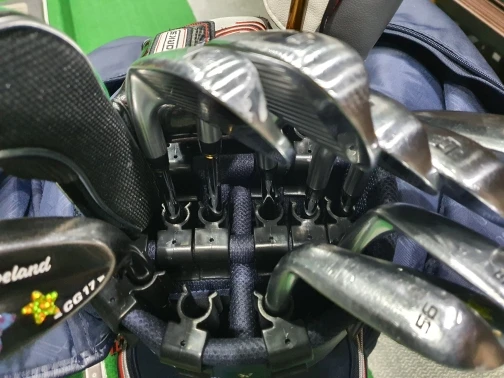 Зажим для клюшек гольфа 14 шт. зажимы мешков держатель органайзер с пластиковым