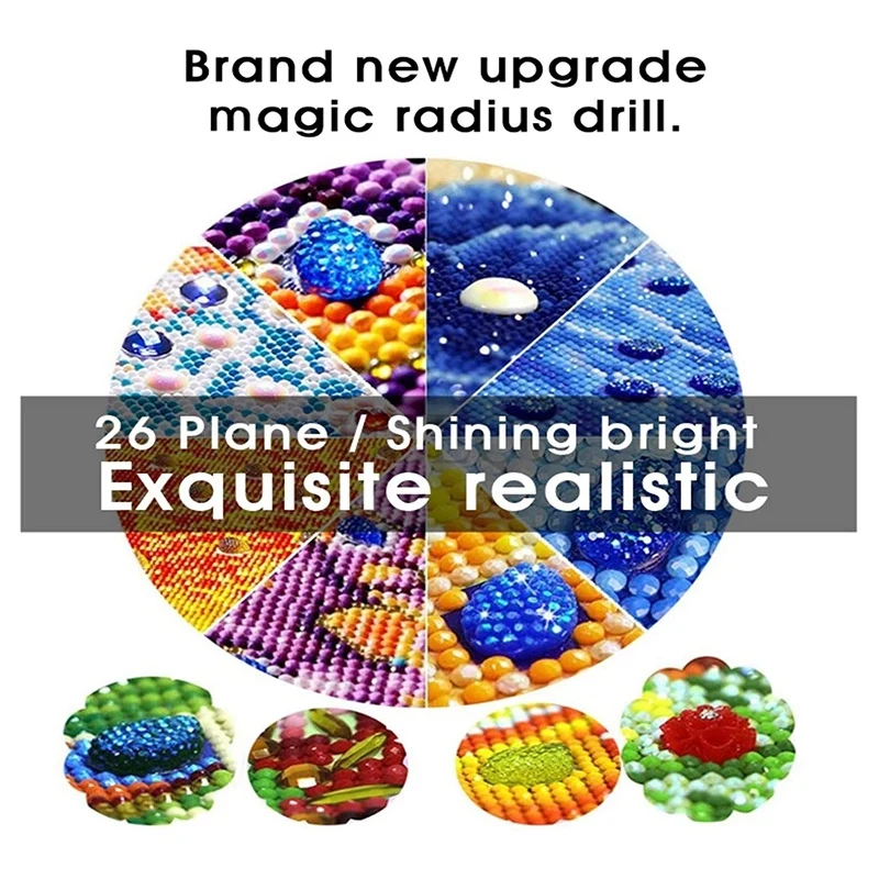 

Round Diamond Full Diamond Diamond Painting Set Living Room Dining Room Decoration Painting Mural Succulent Love