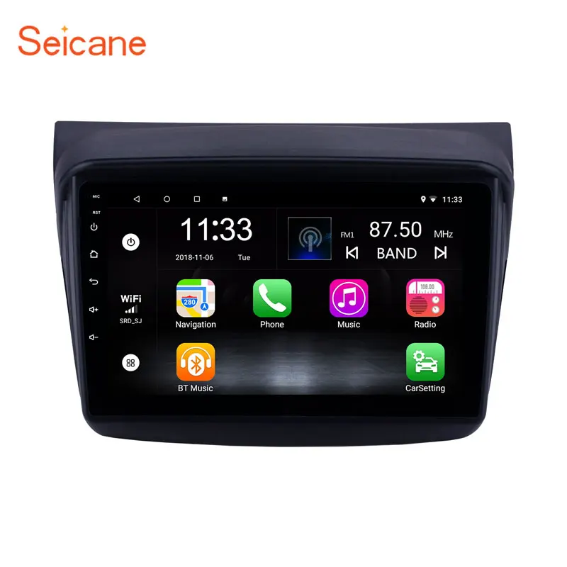 Seicane Android 9 0 gps Автомобильный плеер головное устройство для Mitsubishi Pajero Sport/L200/2006 +