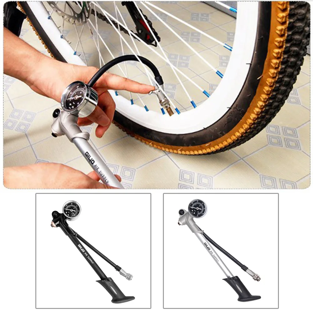 

GIYO GS-02D Bicycle Front Fork Pump High Pressure Aluminum Alloy Shock Absorber Standard American Interface Damping Pump