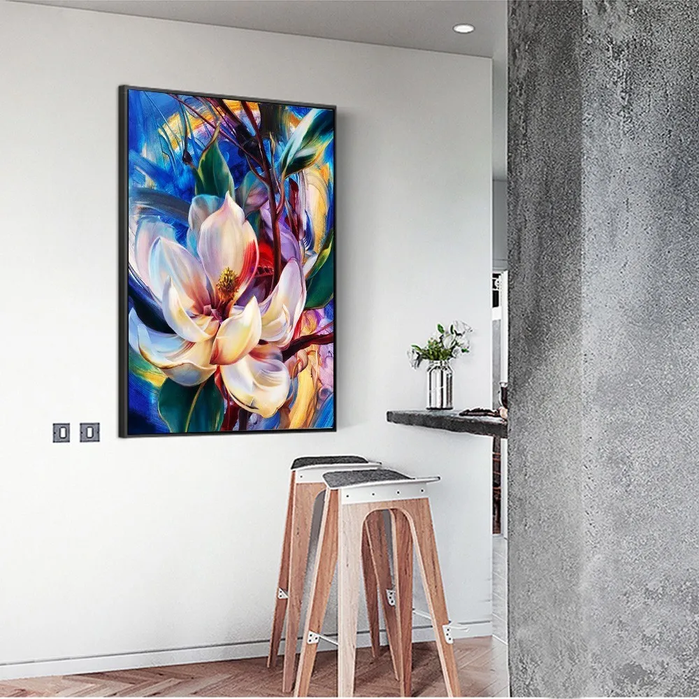 HUACAN Diy Алмазная Вышивка Цветы полная квадратная картина Стразы с бриллиантами