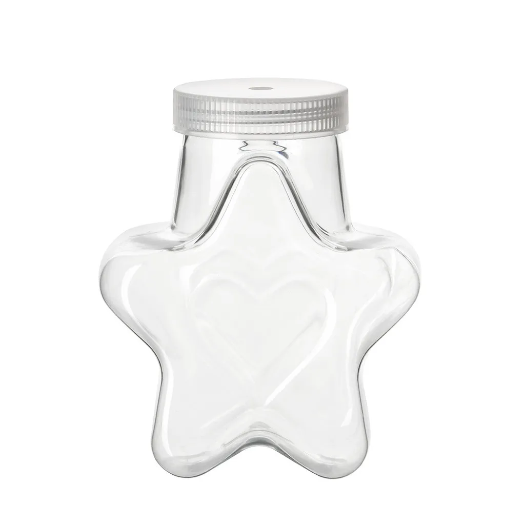 

Plastic Star Shaped Bottle Drink Cup Water Wine Bottle Party Home Deco