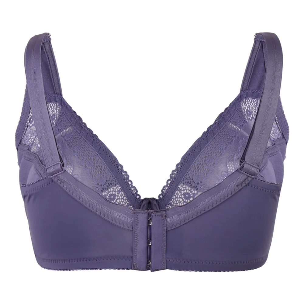 Plus Size Lace Bras For Women Lager Sexy Push Up Bra Bralette Comfortable Underwired Underwear Lingerie Tops BH D DD E F G Cup