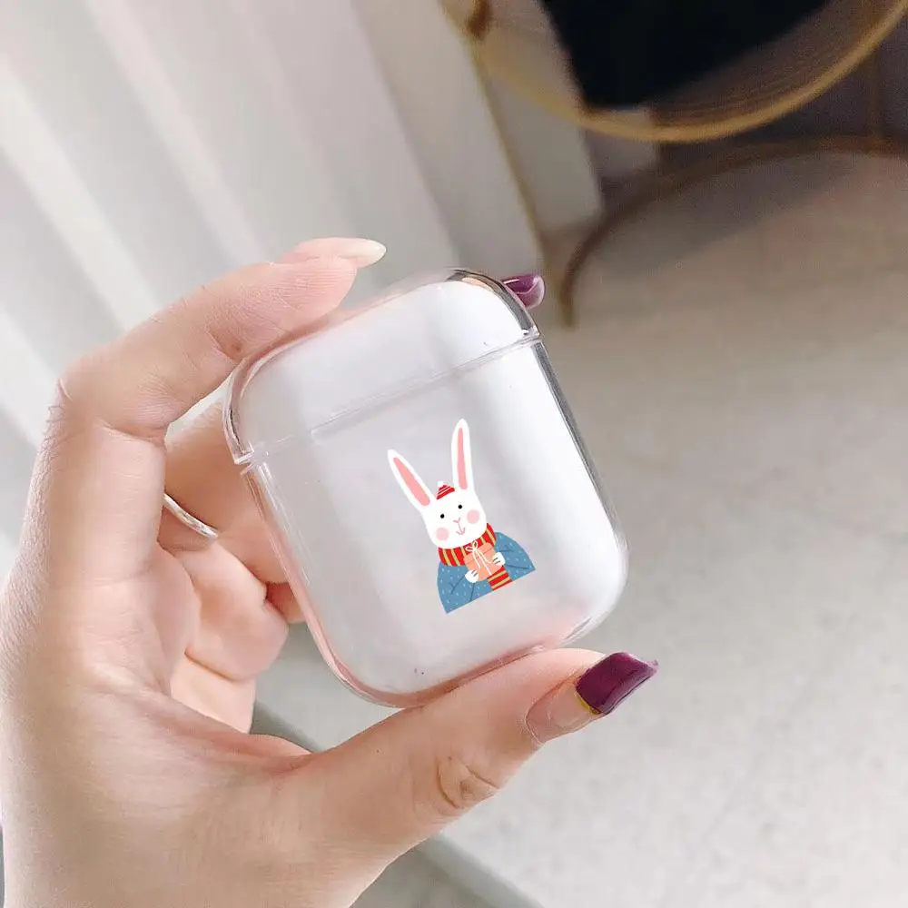 Рождественский чехол для наушников Apple airpods с забавным Санта Клаусом AirPods деревом