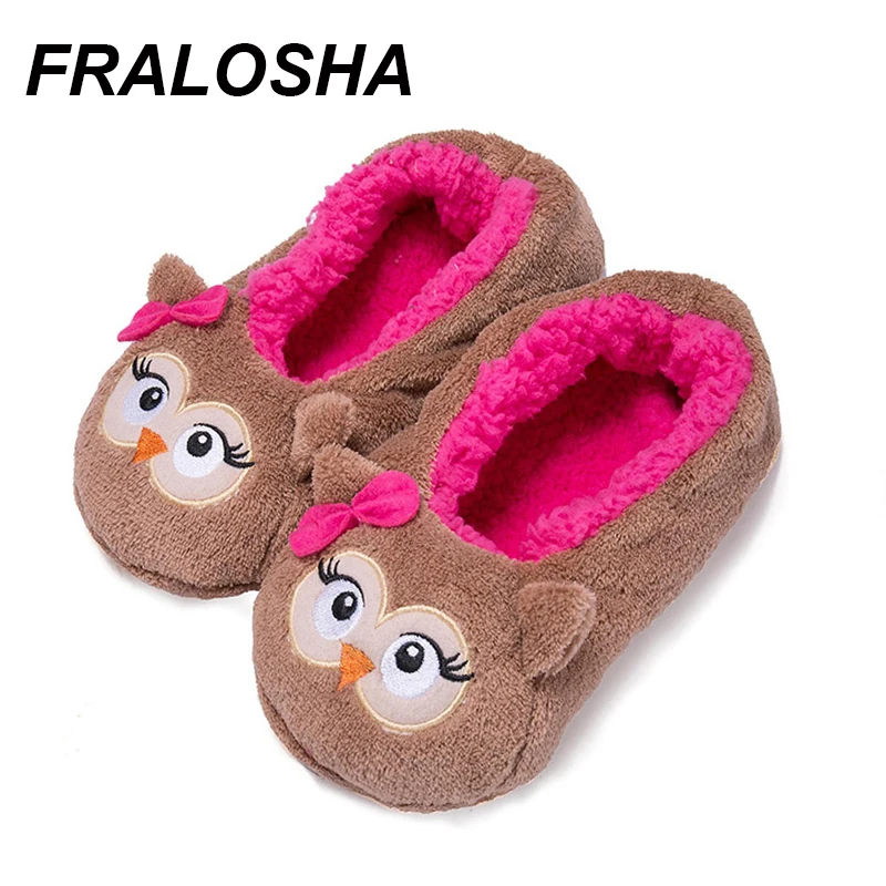 Теплые женские домашние тапочки FRALOSHA мягкая подошва на плоской подошве в форме