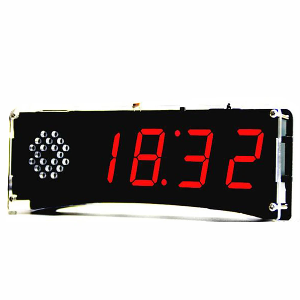 Электронные часы DIY KIT светодиодный микро Управление Kit цифровые время светильник