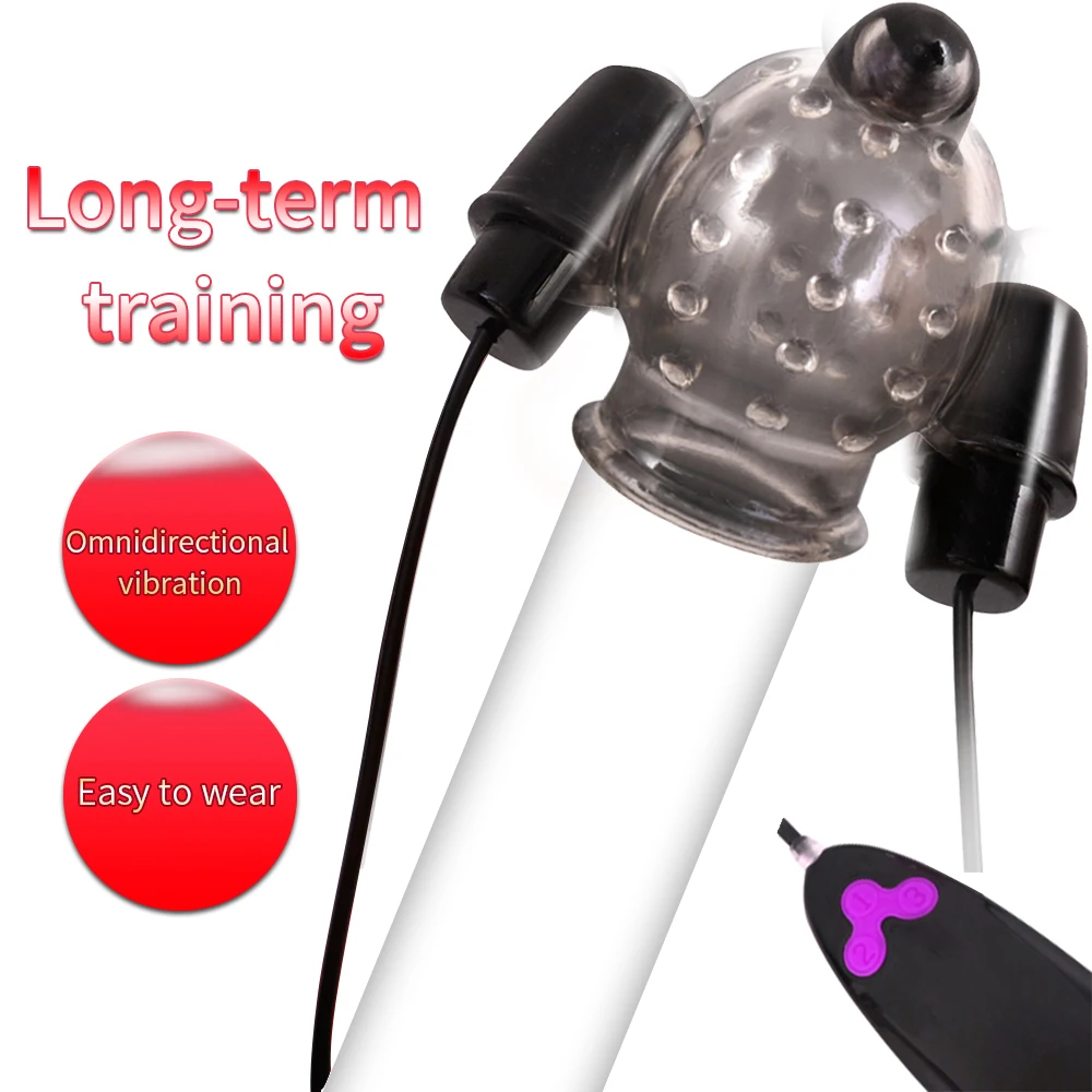 Вибратор для головки пениса тренажер члена задержка эякуляции взрослые секс