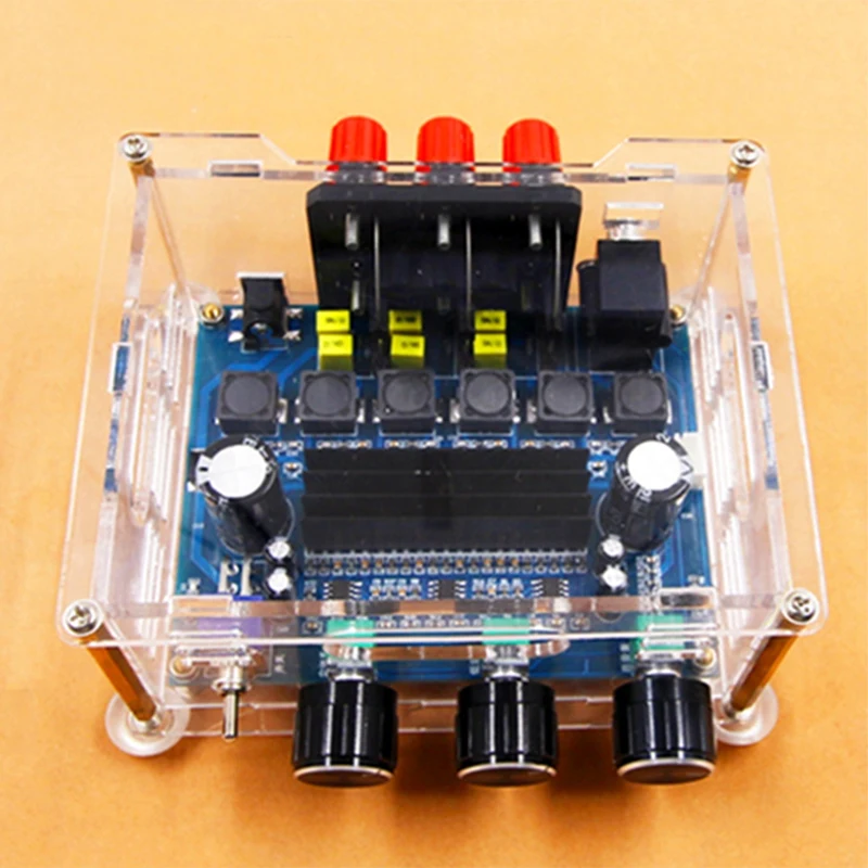 

TPA3116D2 Stereo Digital Amplifier Board XH-M566 2.1 Channel DC12V-24V Subwoofer AV Audio Amplifiers Board High Power