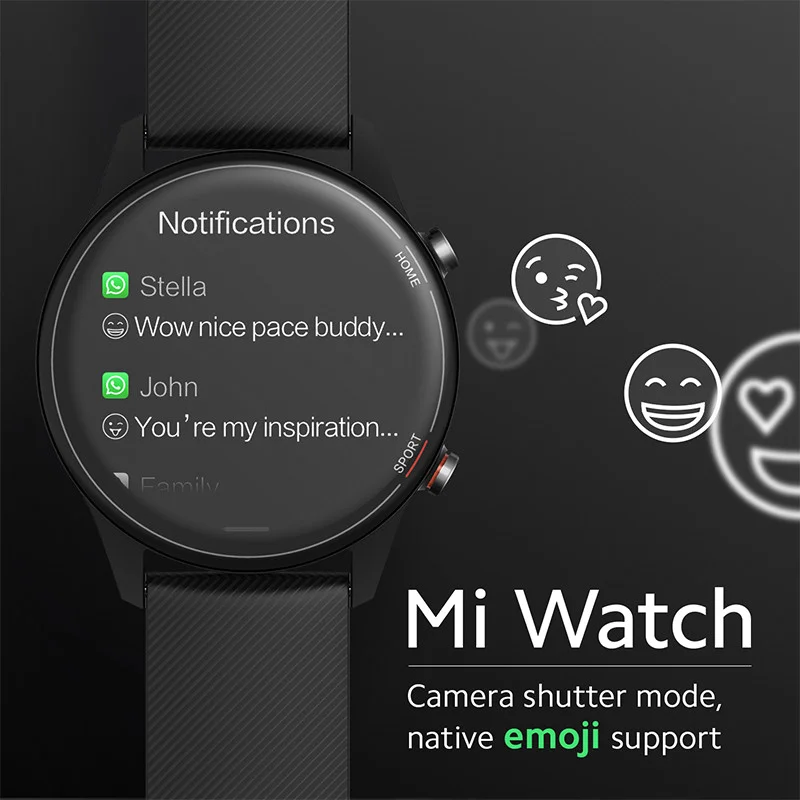Смарт-часы Xiaomi Mi 1 39 дюйма AMOLED GPS пульсометр водостойкие до 5 атм - купить по