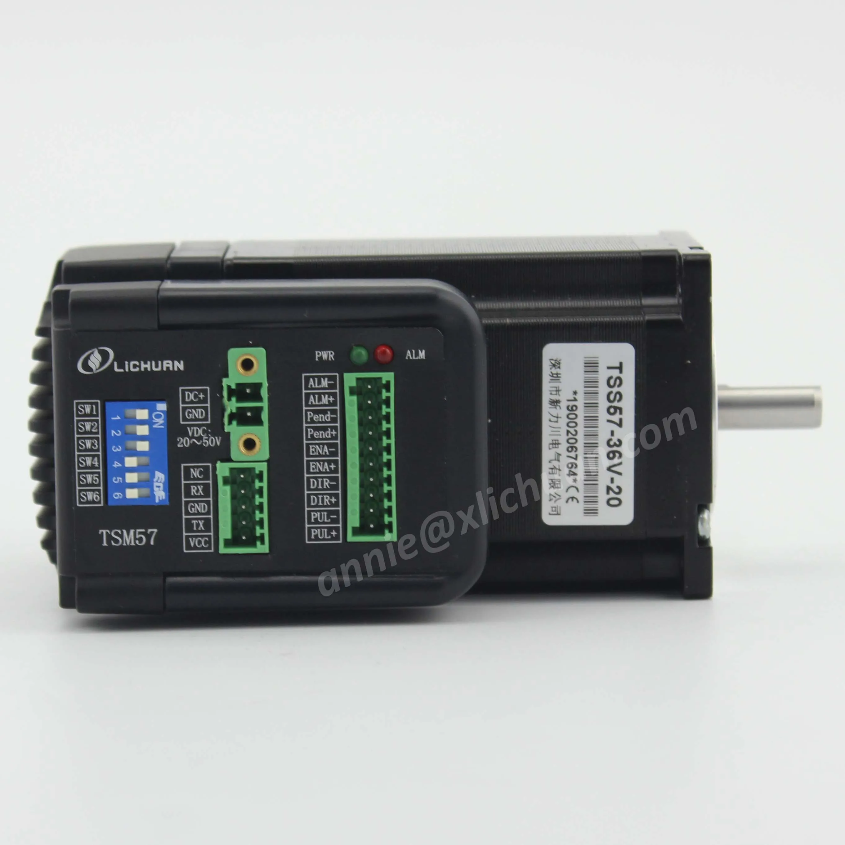 Lichuan шаговый двигатель с замкнутой обратной связью 2.0Nm D = 8 мм 285Oz-in Nema 23 гибридный