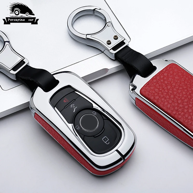 Стайлинг автомобиля кожаный чехол для ключа из цинкового сплава Buick GL8 VELITE 5 ENCORE