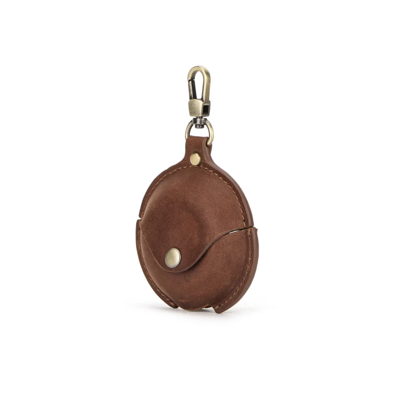 Genuine leather Bluetooth Earphone Case Protective Cover For Huawei Freebuds 3 New Headset Accessories With Hook | Электроника