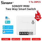 Sonoff Mini R2базовый Wi-Fi переключатель, двухсторонний, сделай сам, выключатель света, таймер, дистанционное управление, приложение для умного дома, умный выключатель для Alexa Google Home
