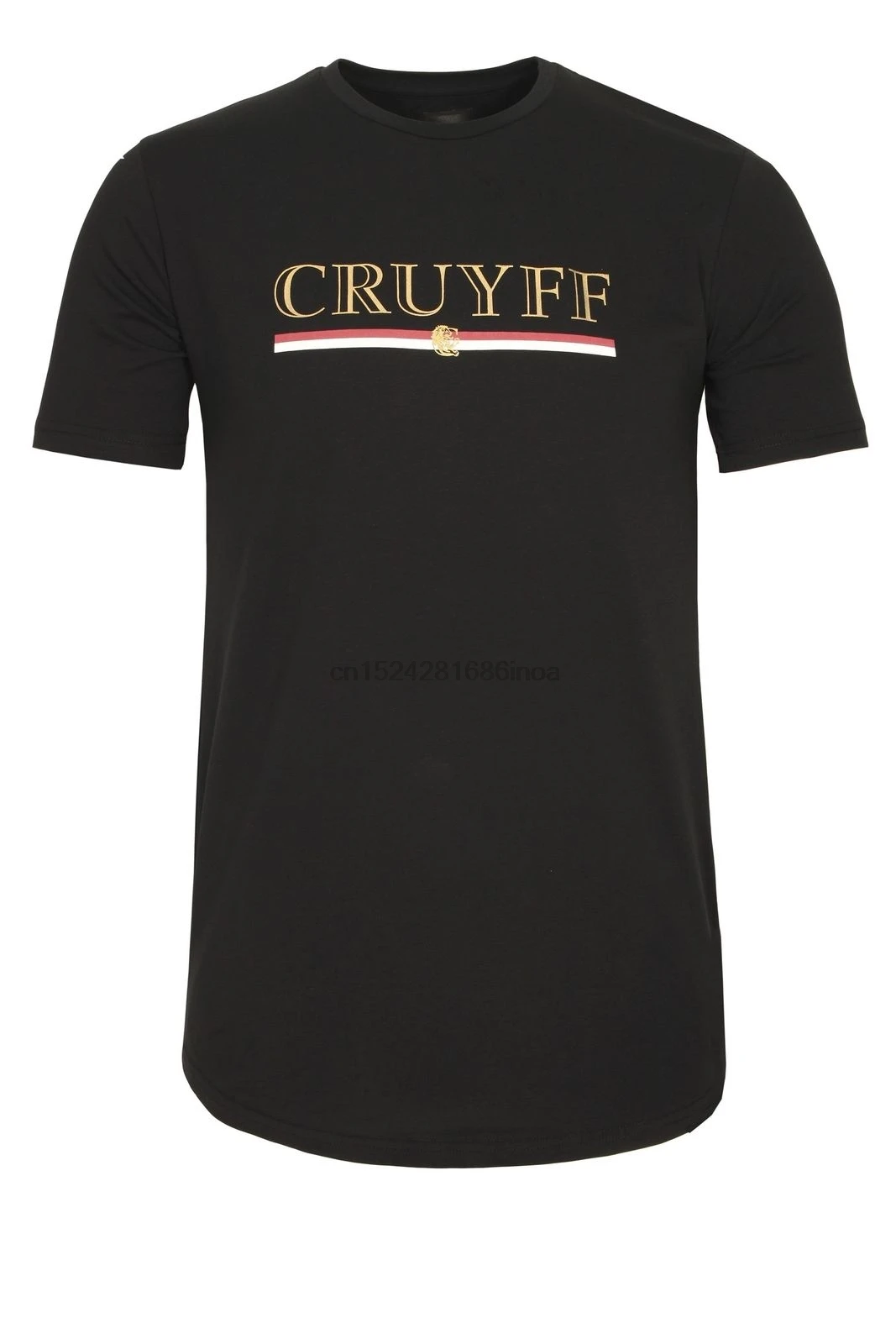 Мужская футболка JOHAN CRUYFF Mora Logo T-Shirt Черная мужская 3D размера плюс хлопковая