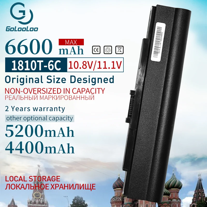 

Аккумулятор для ноутбука Acer Aspire One, 11,1 В, 6 ячеек, 521, 752H для временной шкалы 181 AS1410, 1410T, AS1810T, 1810TZ, UM09E31, UMO9E70, UMO9E78