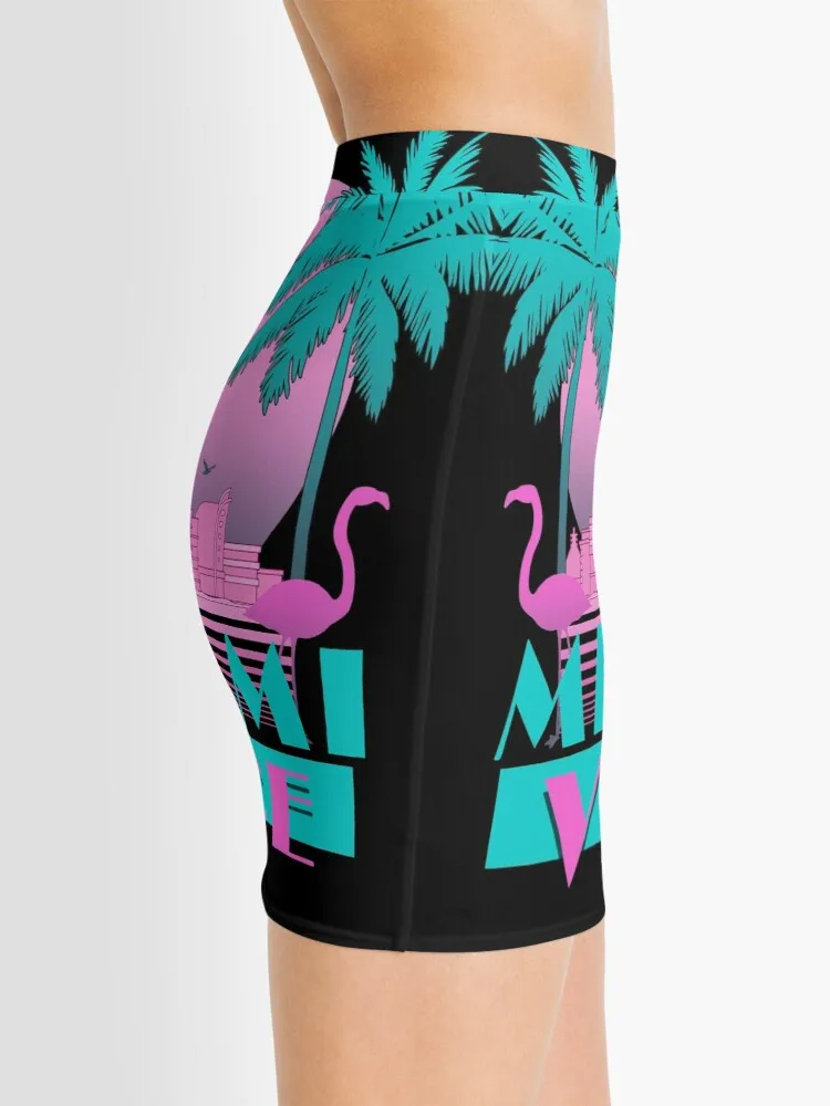

Miami Vice - Retro 80s Design Mini Skirt