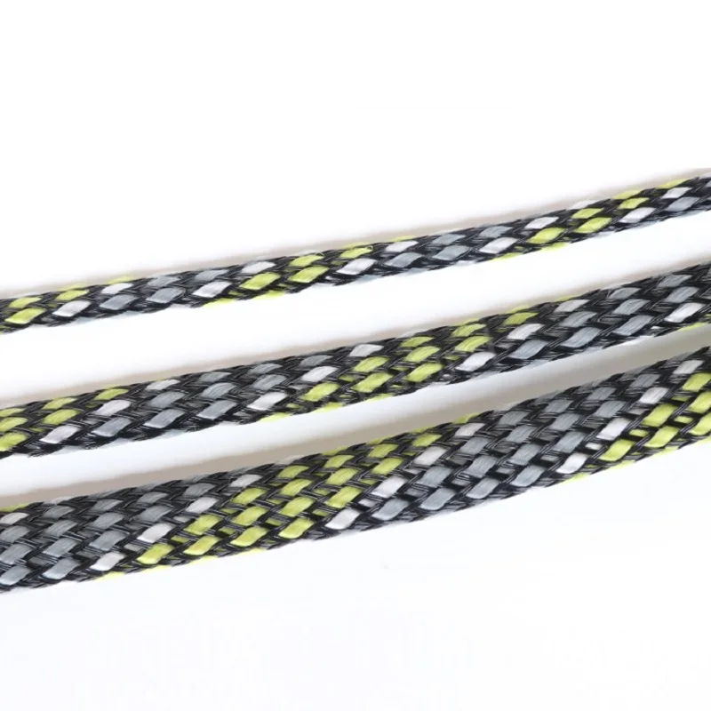 8 мм плетеная ПП хлопковая пряжа + ПЭТ расширяемая кабельная защита 3/5/10 метров|wire