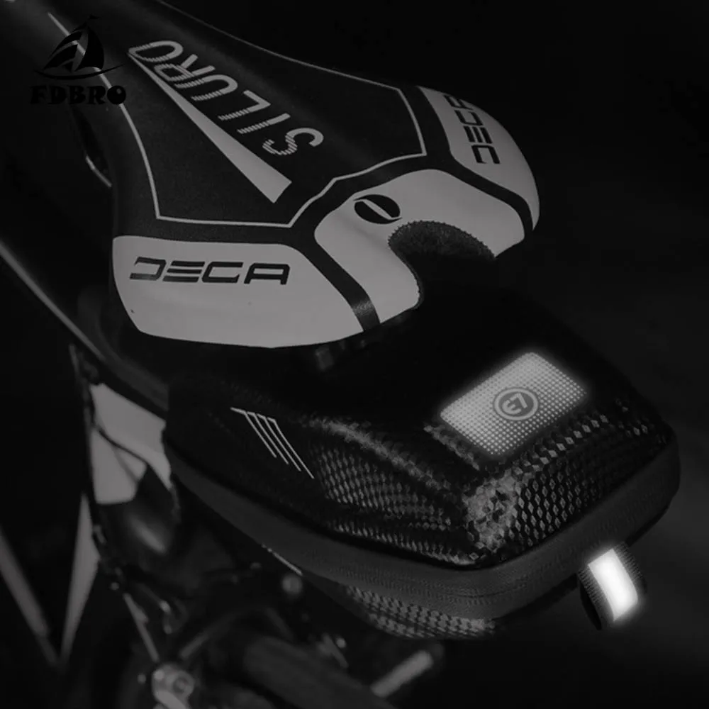 FDBRO велосипедная сумка дорожная задняя Водонепроницаемая корзина под седло на