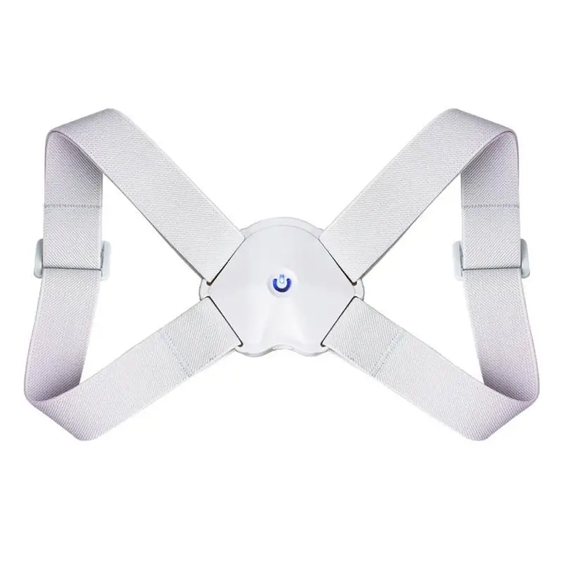 

Smart Induction Posture Corrector ABS PC Nylon LCD Counting USB Spine Back Shoulder Support Corrector Band Vibration Voice Model