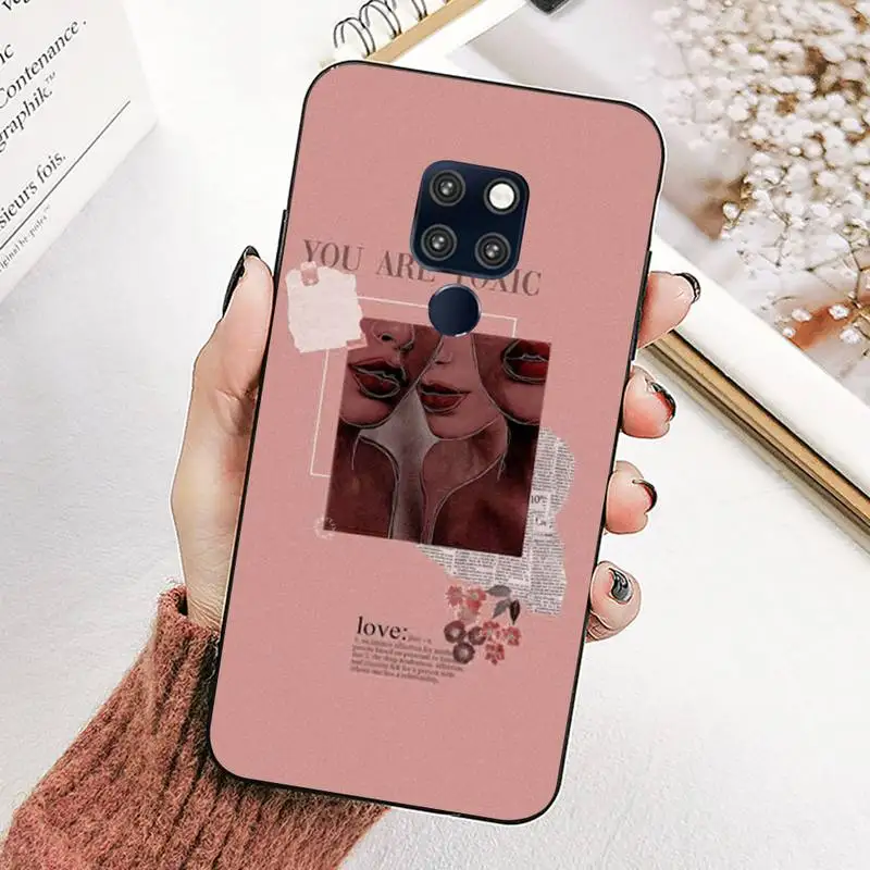 YNDFCNB эстетический чехол для телефона с блокировкой экрана huawei mate 10 20 lite pro X Honor play Y6
