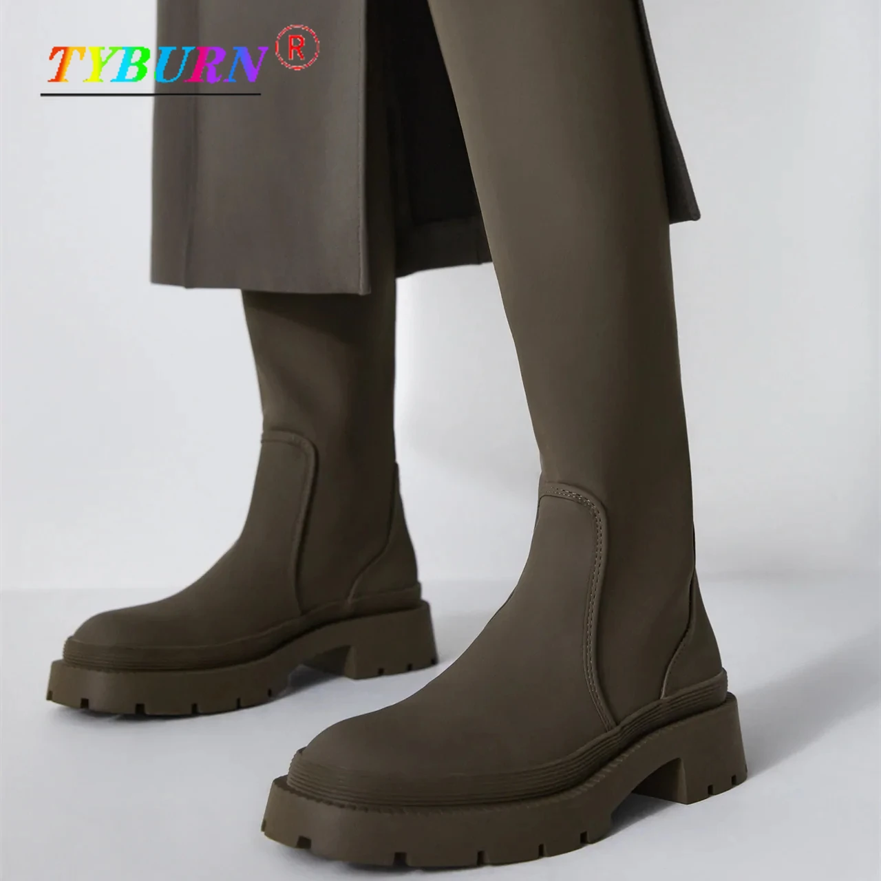 

Size 35-40 Women's Knee-length Boots Fashion Platform Casual Winter Women's Shoes High Heels Everyday Ladies Long Boots Casual