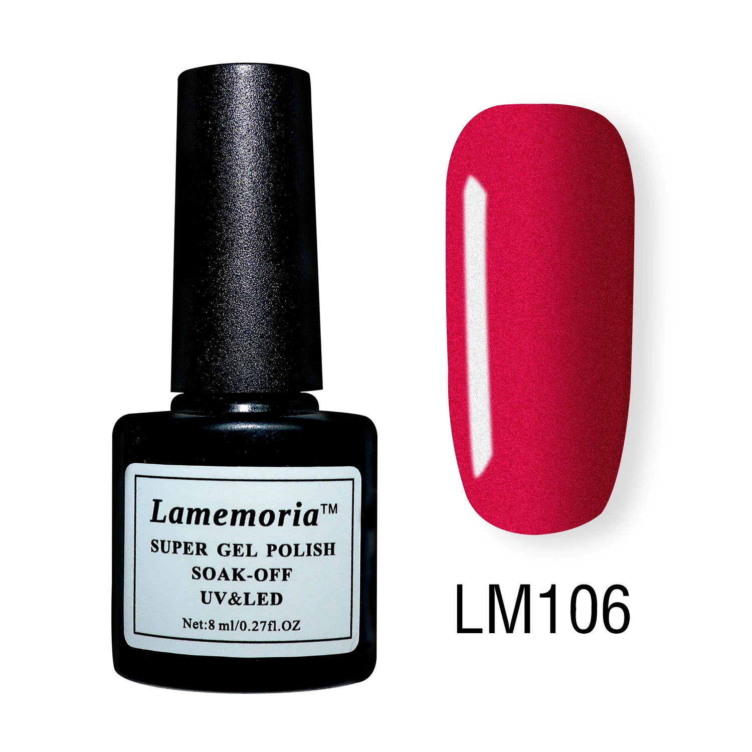 LM106 Lamemoria, 8 мл, Гель-лак для ногтей, гибридный, все для маникюра, 60 цветов, полуперманентный УФ лак для ногтей, Prime Gel Ongle Paznokcie - Цвет: LM106
