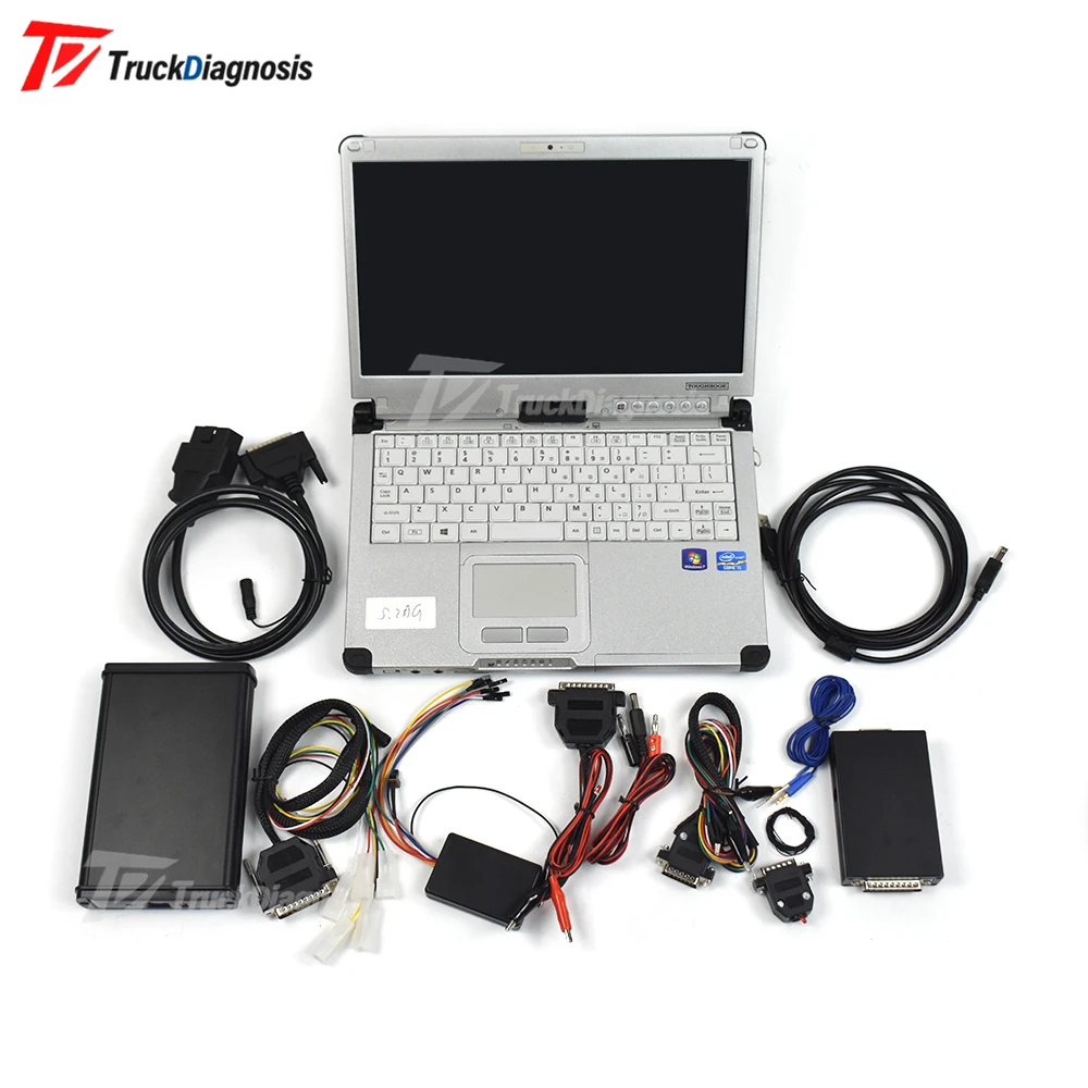 Онлайн 2 80 EU Red KESS V5.017 с CF19 Токен светодиодный Tag LED BDM Рамка Kess 5 017 OBD2 менеджер
