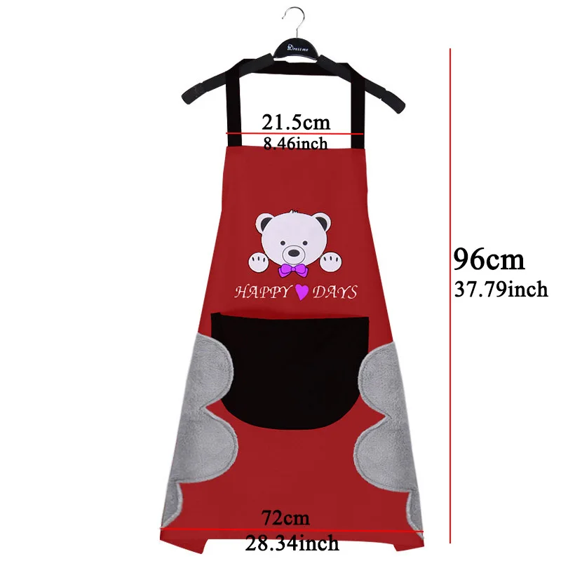 Кухонный Фартук ASFULL со стираемыми ручками водонепроницаемый маслостойкий