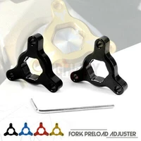 17mm concours motorcycle cnc suspension fork preload adjuster for ducati monster 696 1198s 999s 999r 749s 749r mts1100s