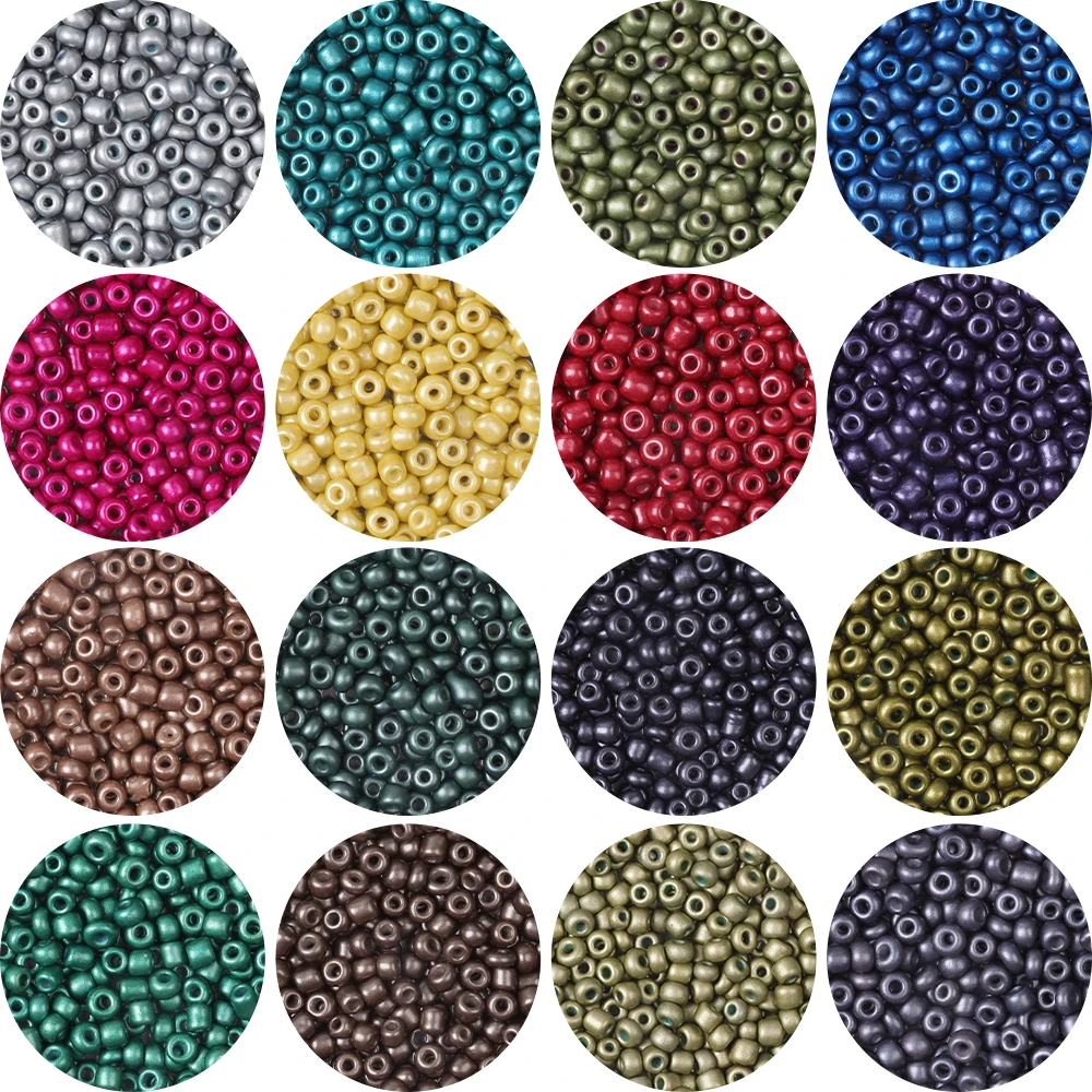 

Czech Spacer Czech Round Glass Seed Beads Bulk For Jewelry Making Handmade DIY Earring Necklace Charms Jewelry Making