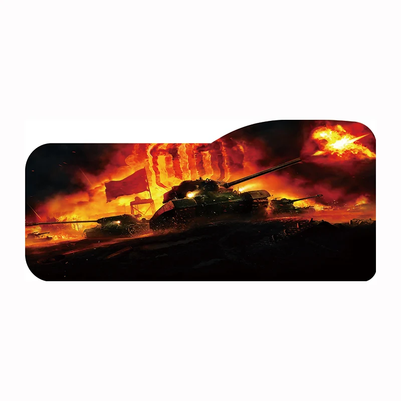 Большой игровой коврик для мыши с закругленными краями 730*330*3 мм компьютерный