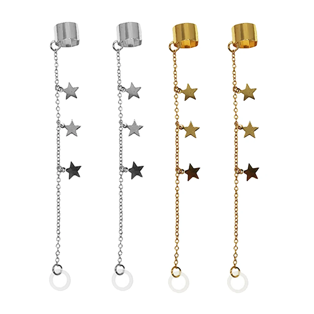 

Металлические серьги-гвоздики в форме звезды, 1 пара, защита для наушников, унисекс, для 1/2/3 Pro