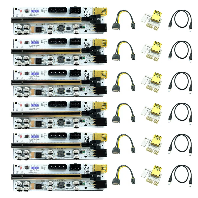 

Райзер VER010-X PCI-E, 60 см, 6 шт.